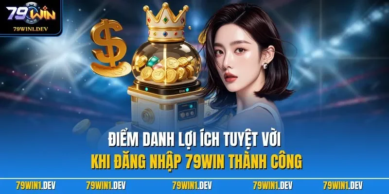 Đăng nhập 79win 1 Điểm danh lợi ích tuyệt vời khi đăng nhập 79WIN thành công