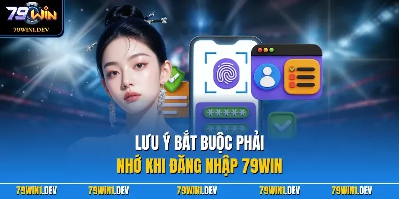 Đăng nhập 79win 3 Lưu ý bắt buộc phải nhớ khi đăng nhập 79WIN